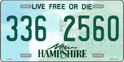 NH license plate 3362560