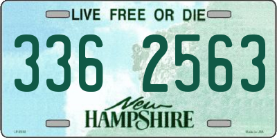 NH license plate 3362563