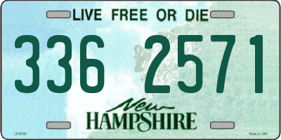 NH license plate 3362571