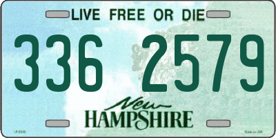 NH license plate 3362579