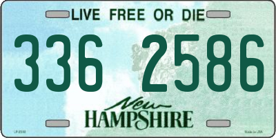 NH license plate 3362586
