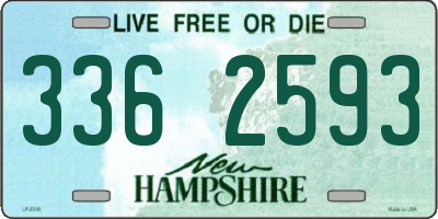 NH license plate 3362593
