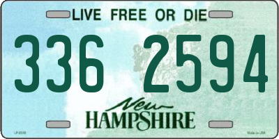 NH license plate 3362594