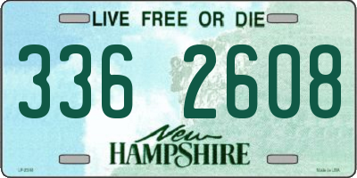 NH license plate 3362608