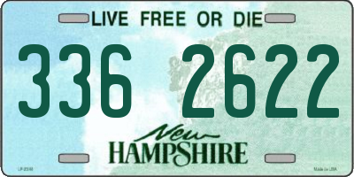 NH license plate 3362622