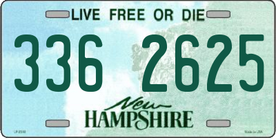NH license plate 3362625