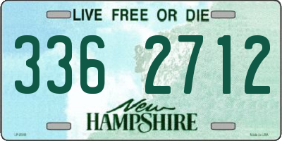 NH license plate 3362712