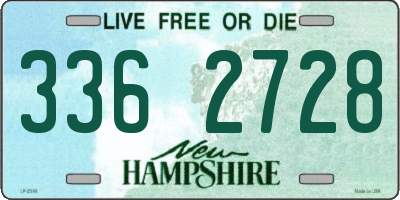 NH license plate 3362728