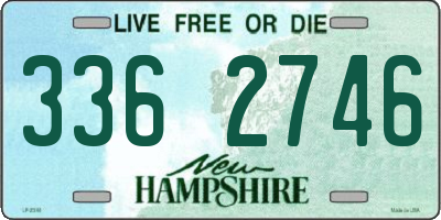 NH license plate 3362746