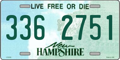 NH license plate 3362751