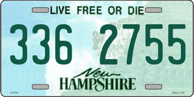 NH license plate 3362755