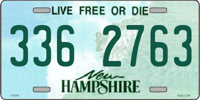NH license plate 3362763