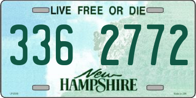NH license plate 3362772
