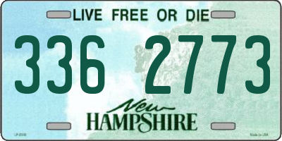 NH license plate 3362773