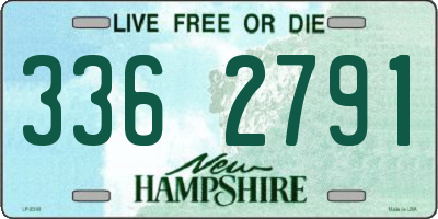NH license plate 3362791