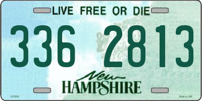 NH license plate 3362813