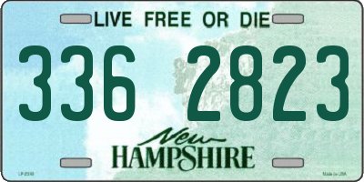 NH license plate 3362823