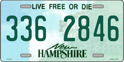 NH license plate 3362846