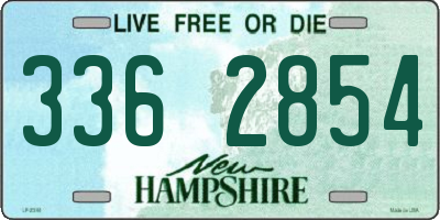 NH license plate 3362854