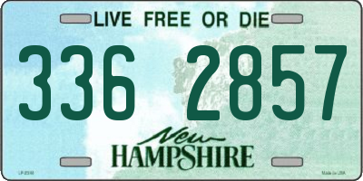 NH license plate 3362857