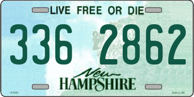 NH license plate 3362862