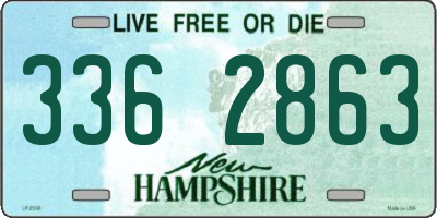NH license plate 3362863