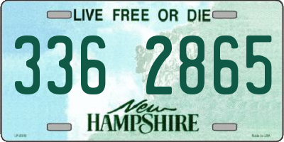 NH license plate 3362865