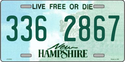 NH license plate 3362867