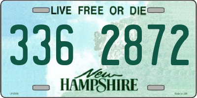 NH license plate 3362872
