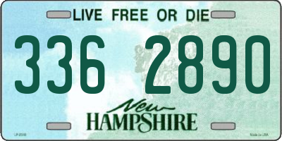 NH license plate 3362890