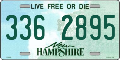 NH license plate 3362895
