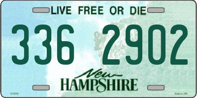 NH license plate 3362902