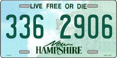 NH license plate 3362906