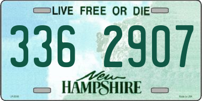 NH license plate 3362907