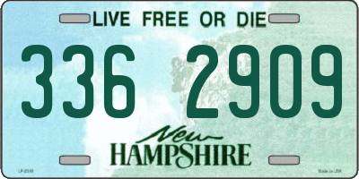 NH license plate 3362909