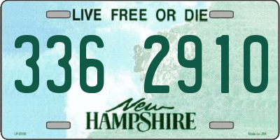 NH license plate 3362910
