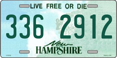 NH license plate 3362912
