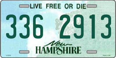 NH license plate 3362913