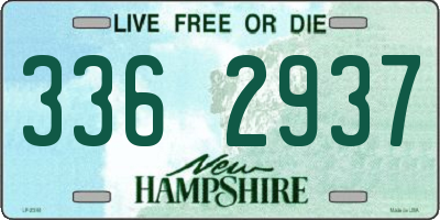 NH license plate 3362937