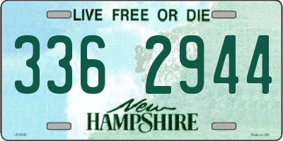 NH license plate 3362944
