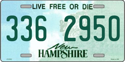NH license plate 3362950