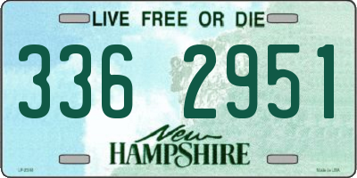 NH license plate 3362951