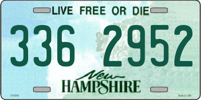 NH license plate 3362952