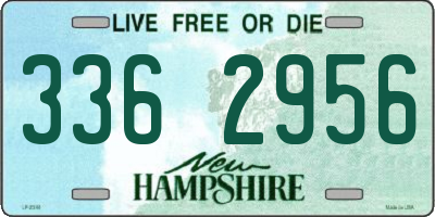 NH license plate 3362956