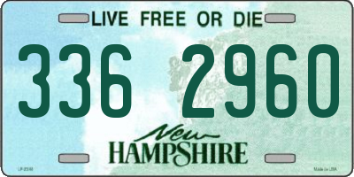 NH license plate 3362960