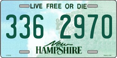 NH license plate 3362970