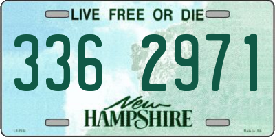 NH license plate 3362971