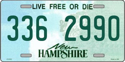 NH license plate 3362990