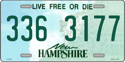 NH license plate 3363177
