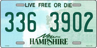 NH license plate 3363902